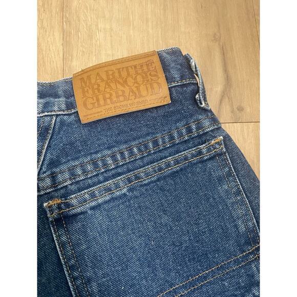 VTG Girbaud Womens Size 3/4 Denim Cut Off Shorts Marithe Francois 90s - Picture 4 of 7